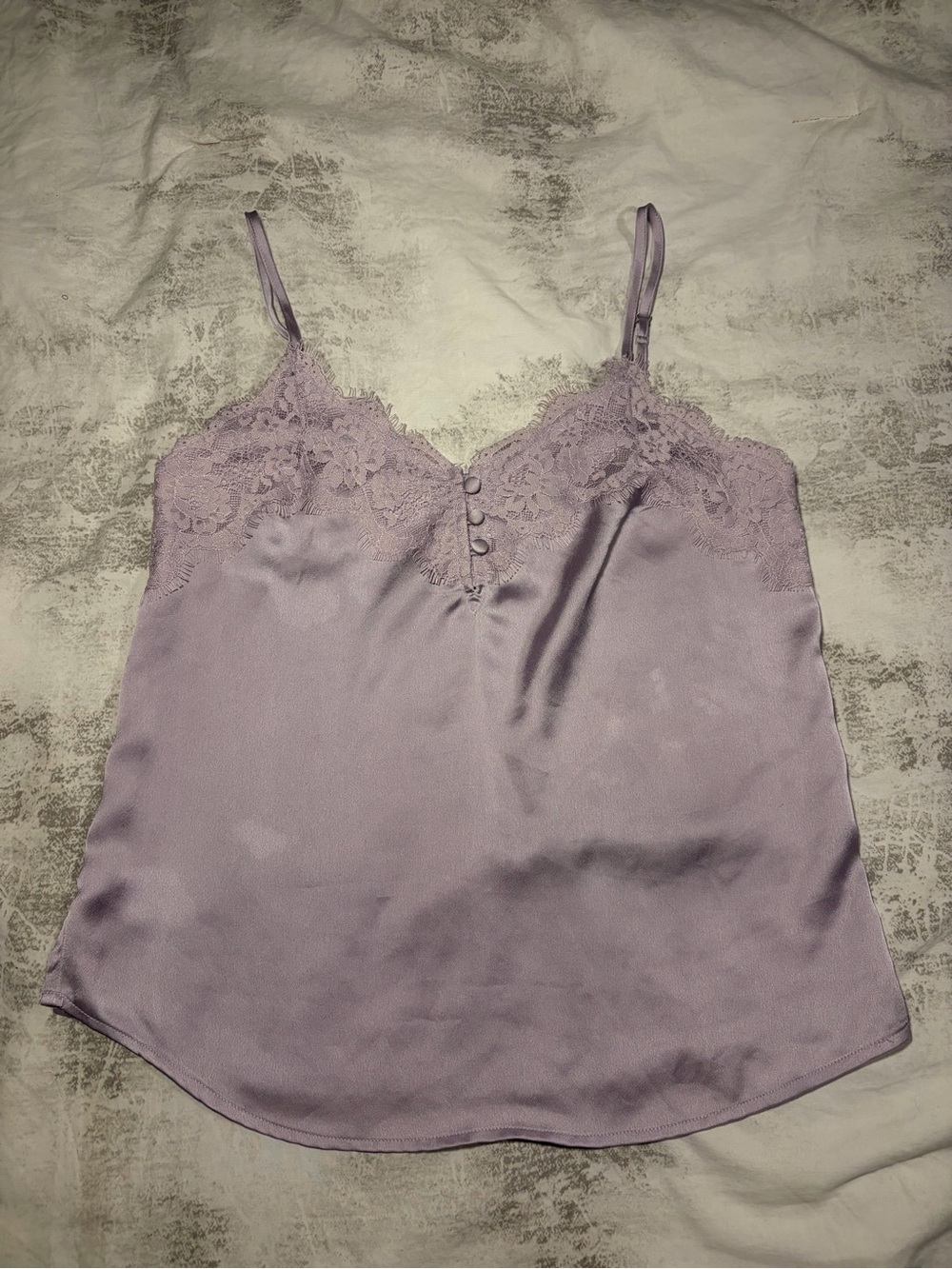 Abercrombie & Fitch Lavender Lace-Trim Cami - Picture 2 of 9